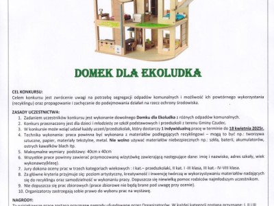DOMEK DLA EKOLUDKA plakat A 1