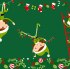 Green Playful Festive Decorated Christmas Zoom Virtual Background