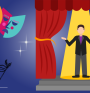 Purple White Green Colorful World Theatre Day Instagram Post Witryna internetowa
