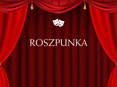 Red White Elegant Live Theater Poster