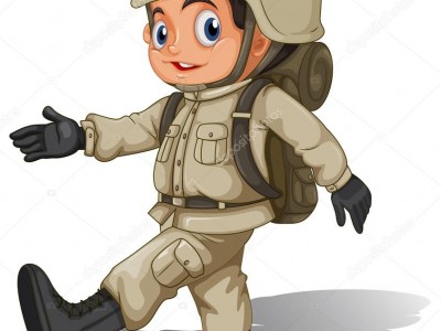 depositphotos 53279307 stock illustration a young soldier