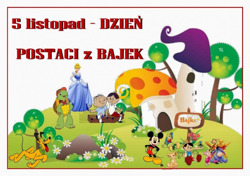 Dzień postaci z bajek - gr. 6