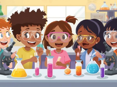 eksperymenty laboratorium dzieci