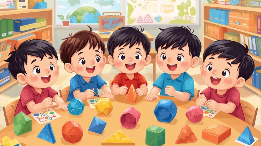 Poznajemy figury geometryczne gr. 1