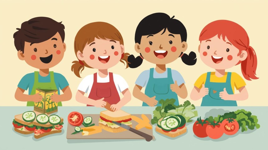 Wiosenne kanapki gr. 6