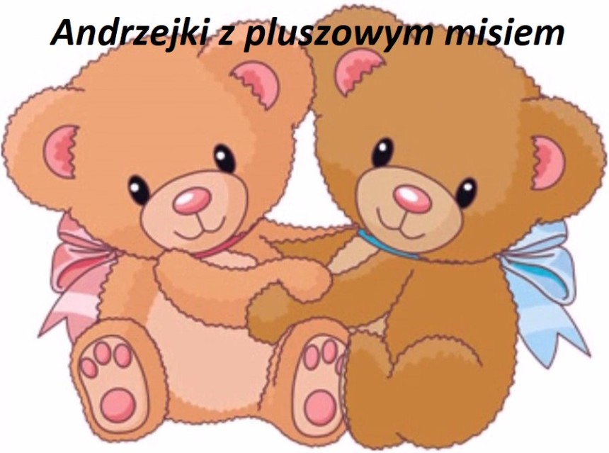 Andrzejki z pluszowym misiem